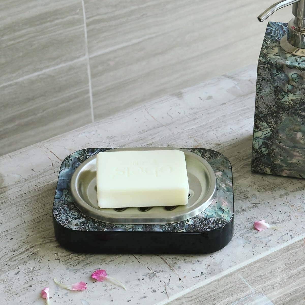 Abalone Shell Soap Holder - Touch of Nature for Your Shower Decor