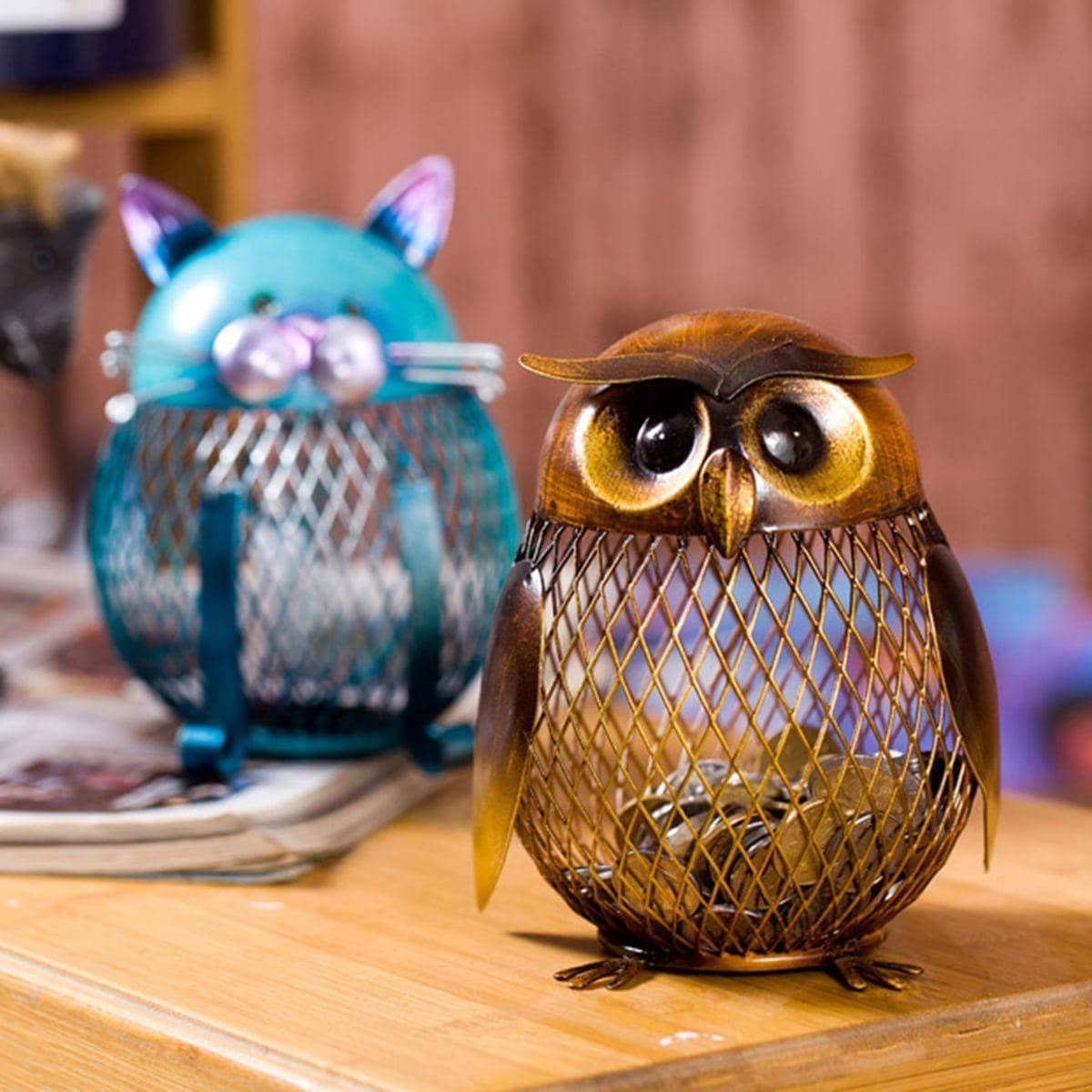Adorable Animal Coin Bank - Fun and Attractive Savings Accessory