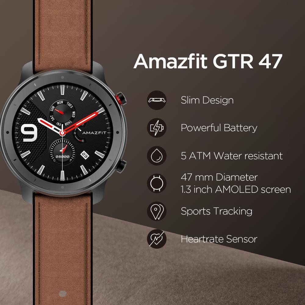 Amazfit GTR 47mm Sports Smartwatch - 5ATM & Fitness