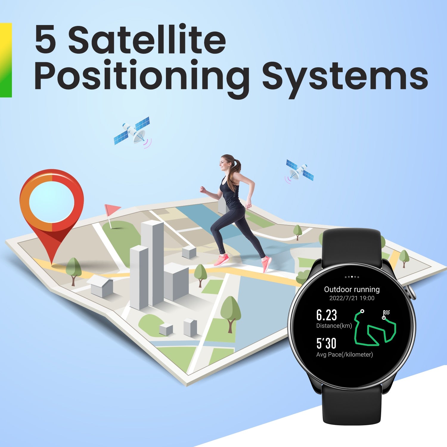 Amazfit GTR Mini Sports Smart Watch - Slim & Stylish & 120+ Sports Modes