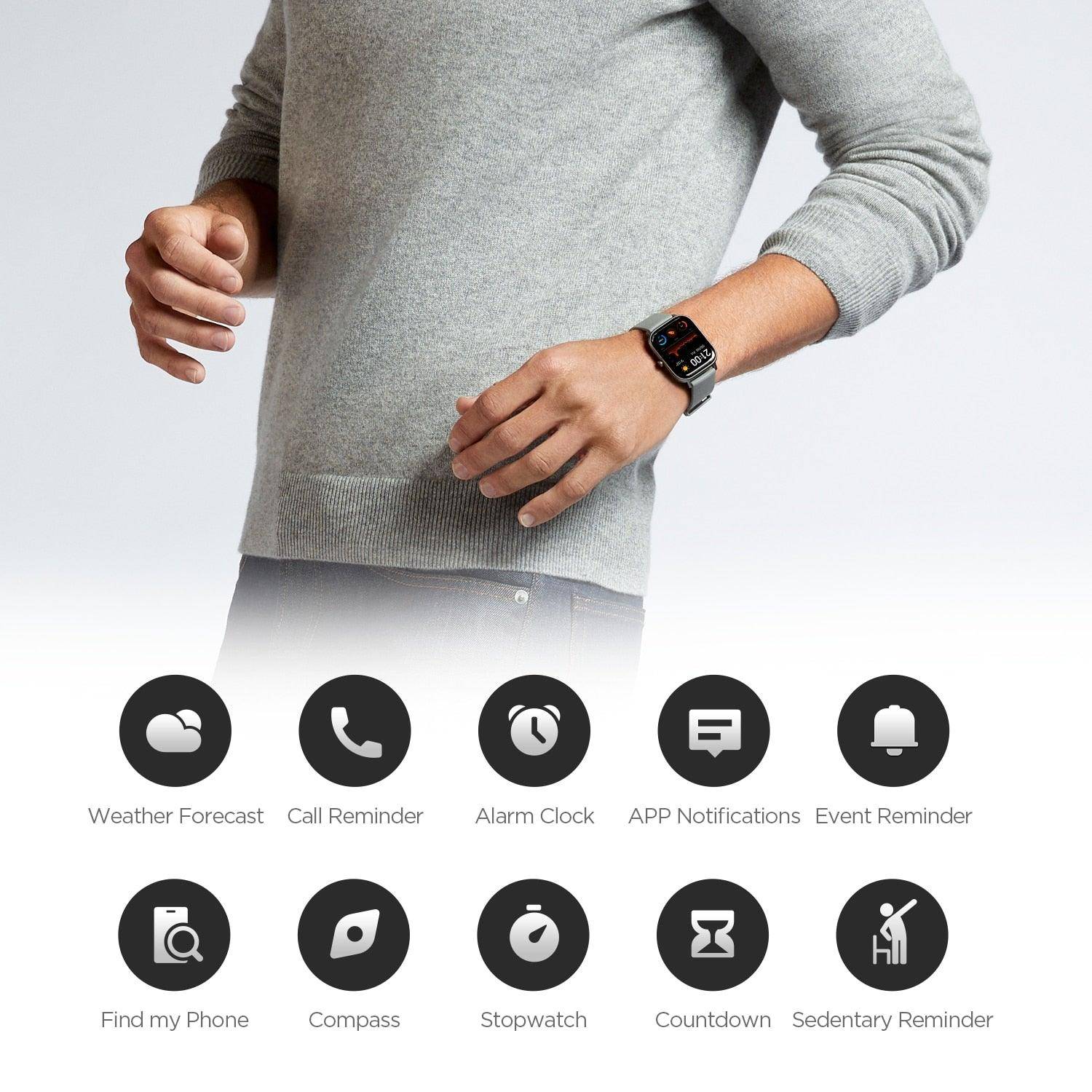 Amazfit GTS Fashion Smartwatch - Sports Heart Rate