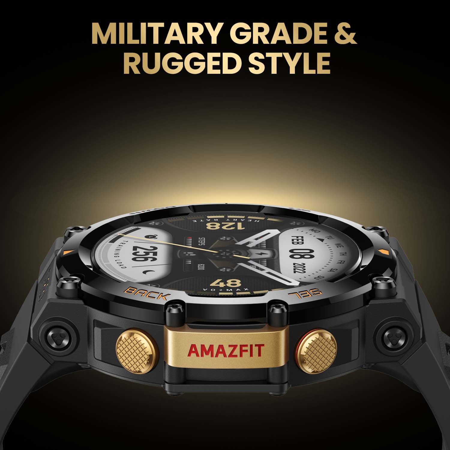 Amazfit T-Rex 2 Outdoor Smartwatch - Military Grade & GPS Sports
