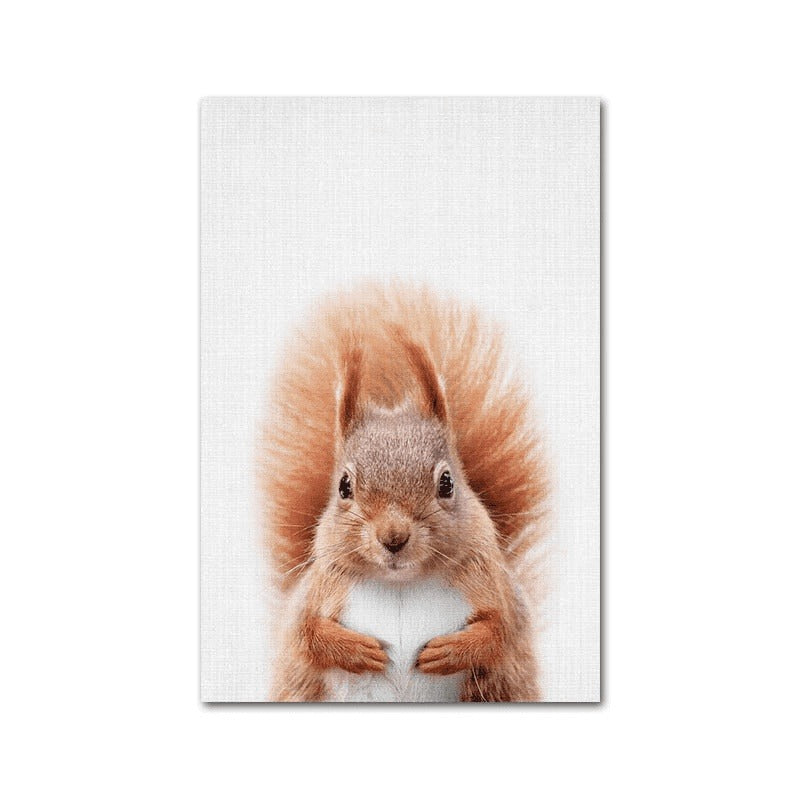 Animal Kingdom Delight: Playful Art for Kids' Rooms