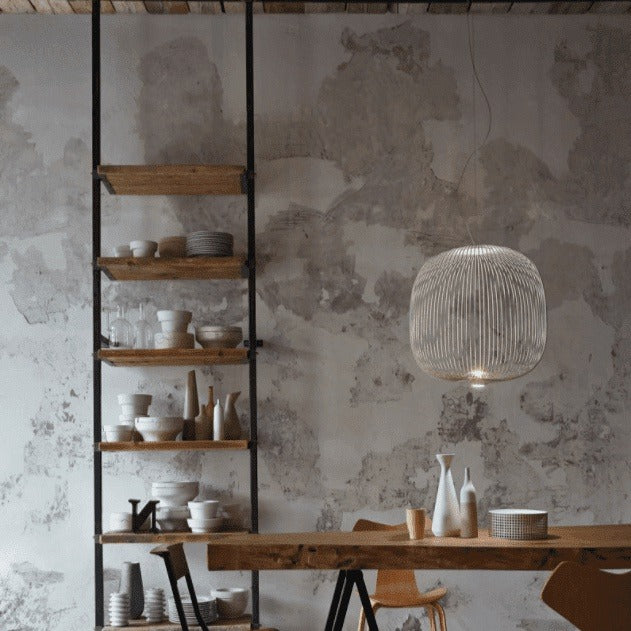 Artisanal Modern Chandelier - Fine Lines and Curves for Unique Elegance