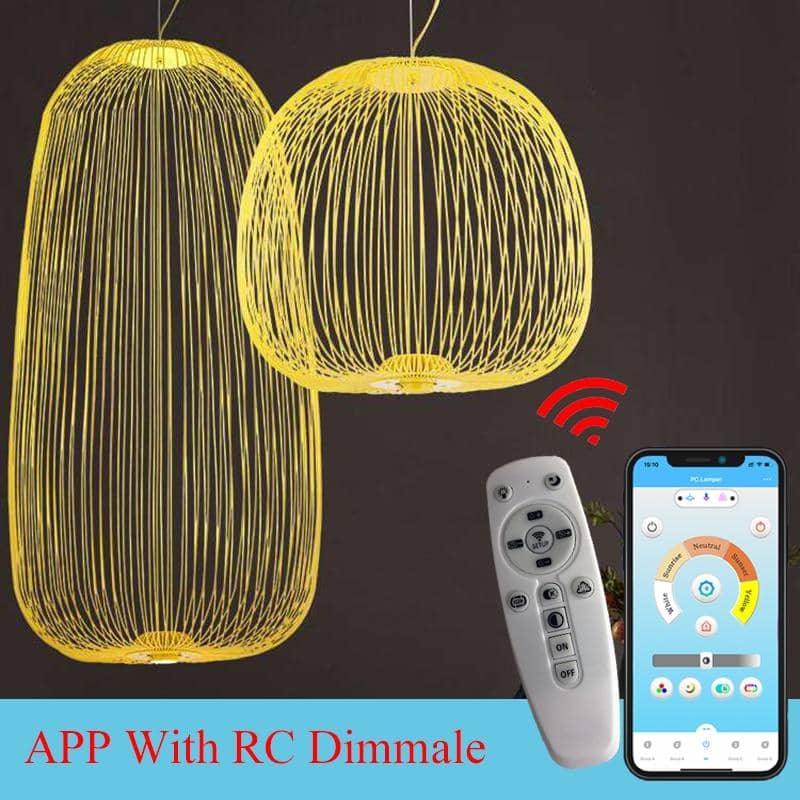 Artisanal Modern Chandelier - Fine Lines and Curves for Unique Elegance