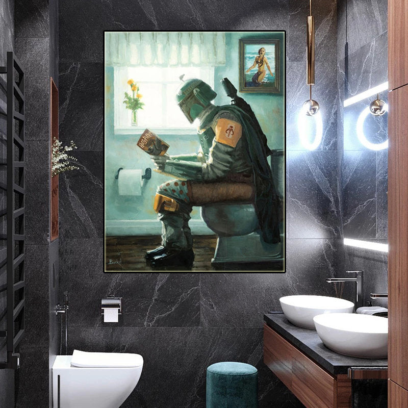 Boba Fett's Unusual Reading Break: Funny Star Wars