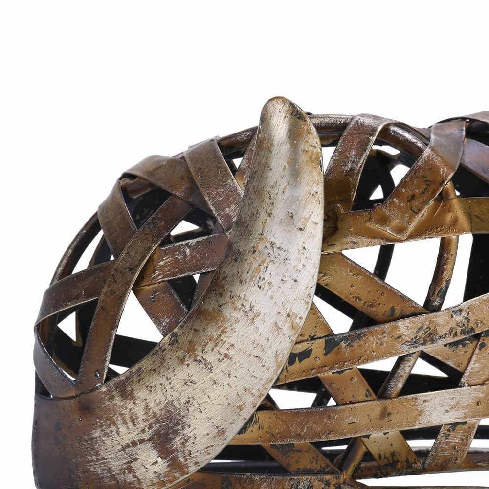 Braided Dog Sculpture - Modern & Unique Home Decor