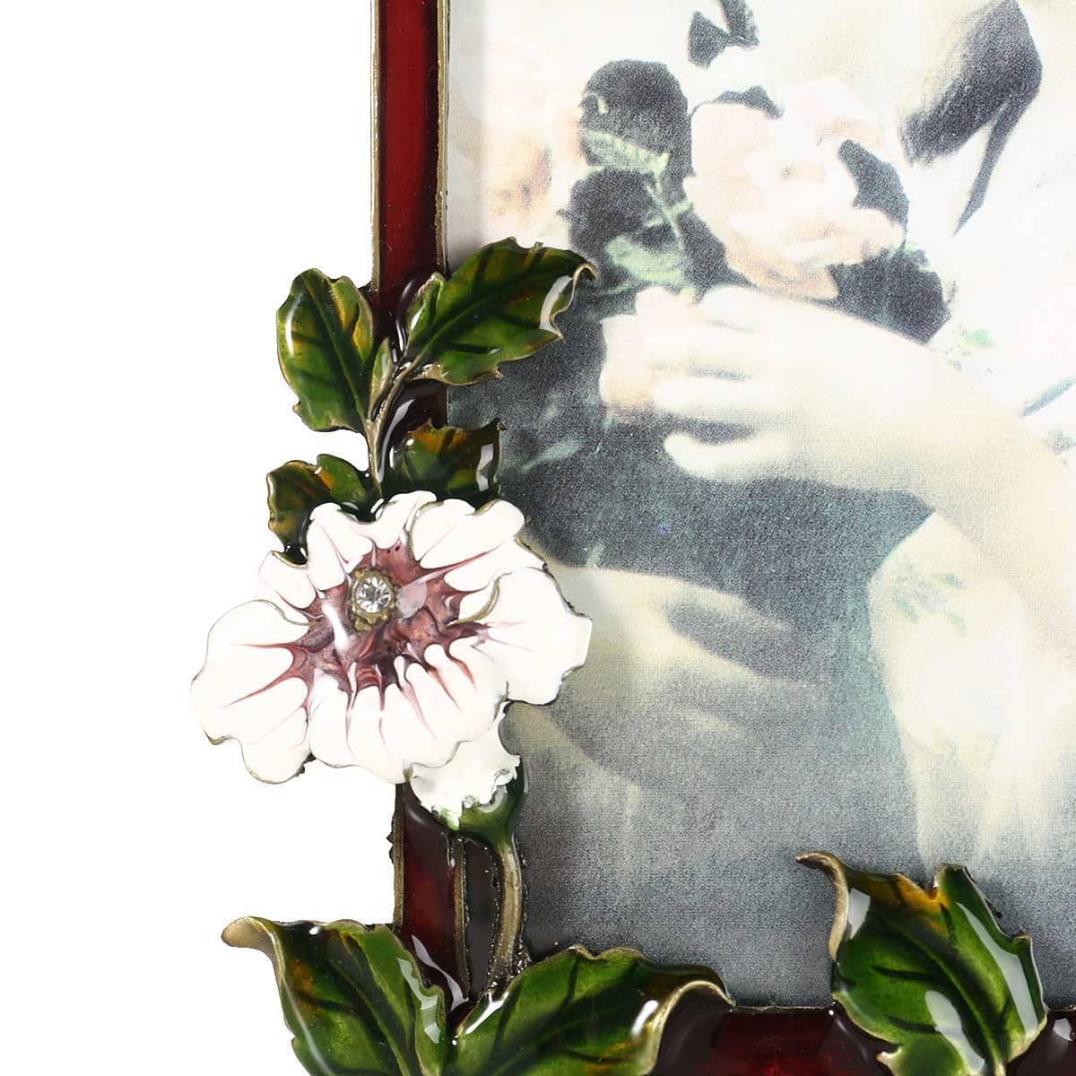 Branches & Flower Alloy Photo Frame - Display Memories in Style