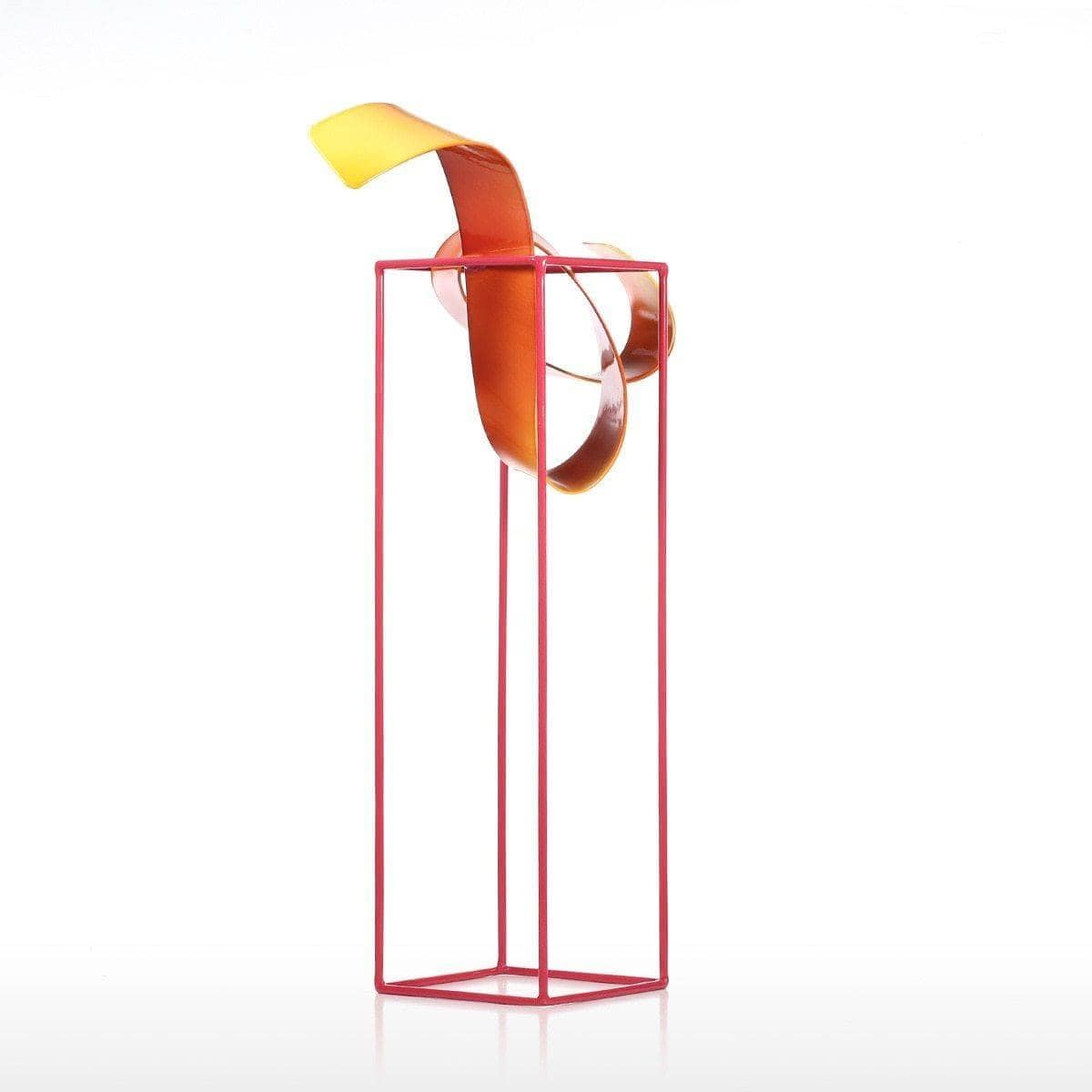 Bud Freestanding Flower Vase - Contemporary Centerpiece Decor