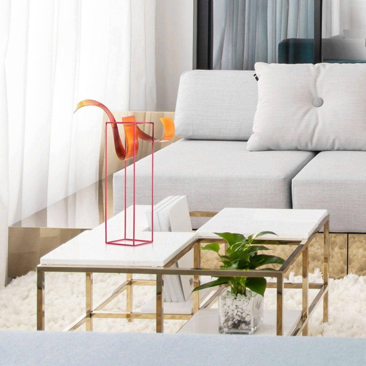 Bud Freestanding Flower Vase - Contemporary Centerpiece Decor