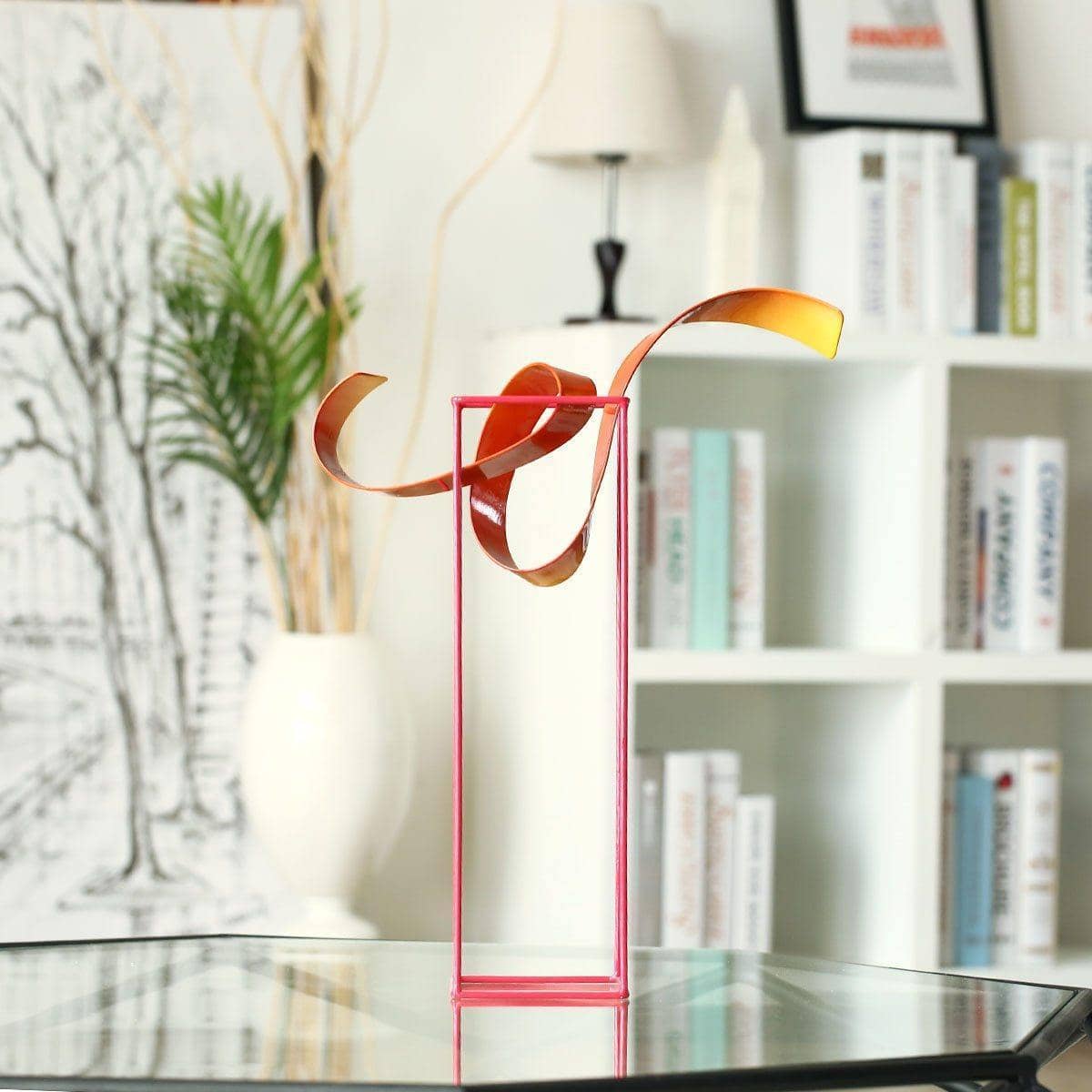 Bud Freestanding Flower Vase - Contemporary Centerpiece Decor