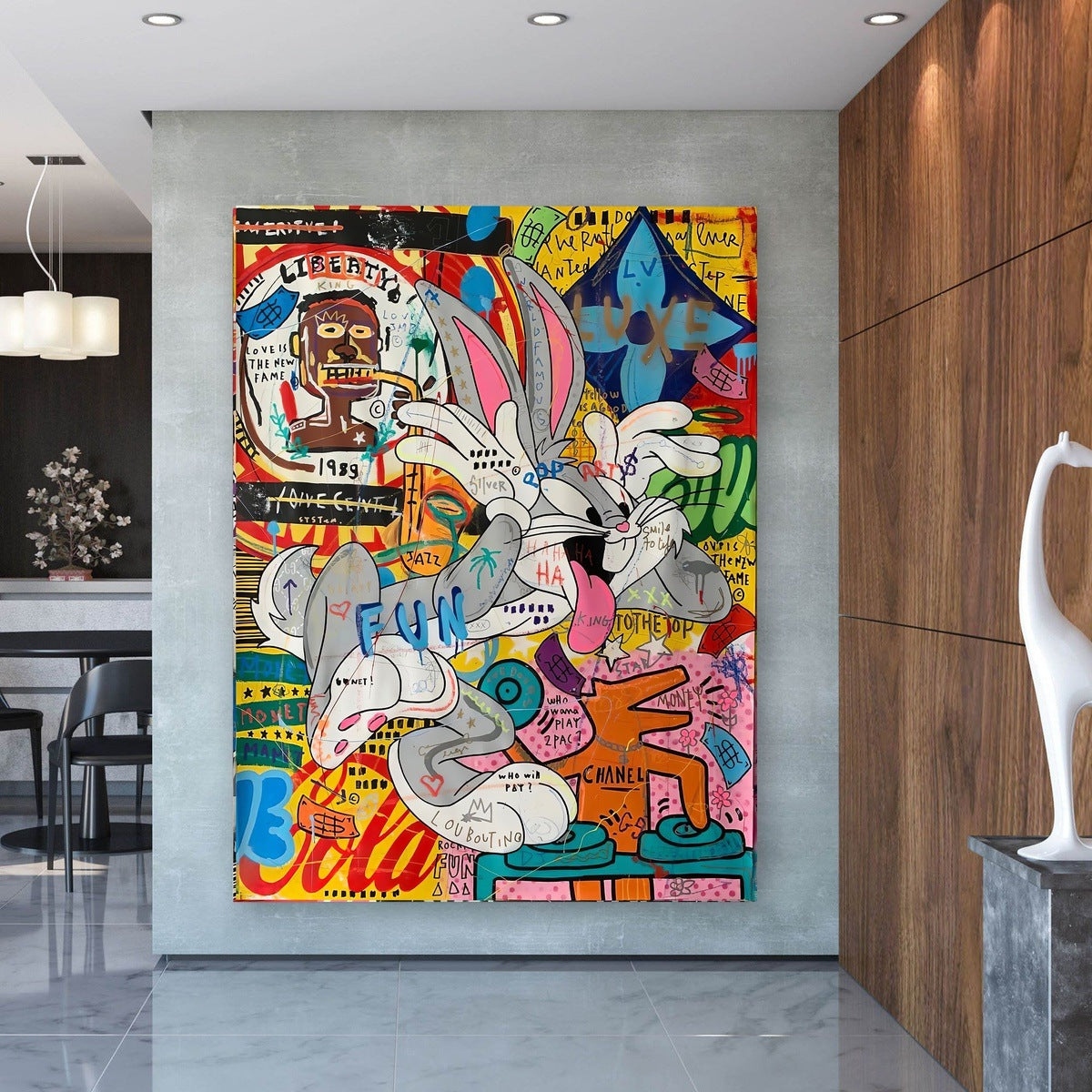 Bugs Bunny Pop: Colorful Cartoon