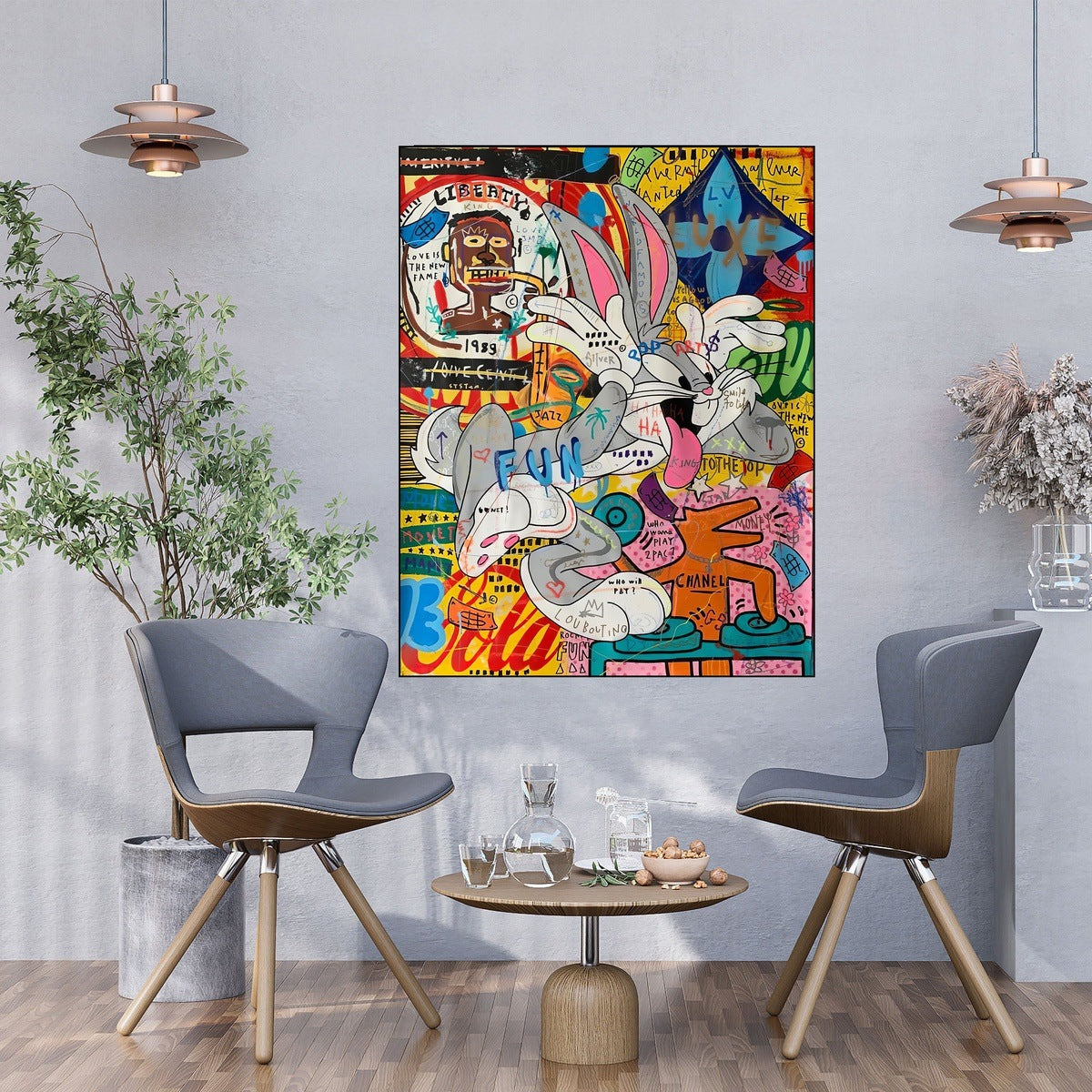 Bugs Bunny Pop: Colorful Cartoon