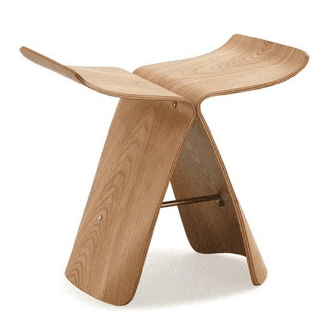 Butterfly Plywood Bar Stool - Elevate Seating with Unique Design