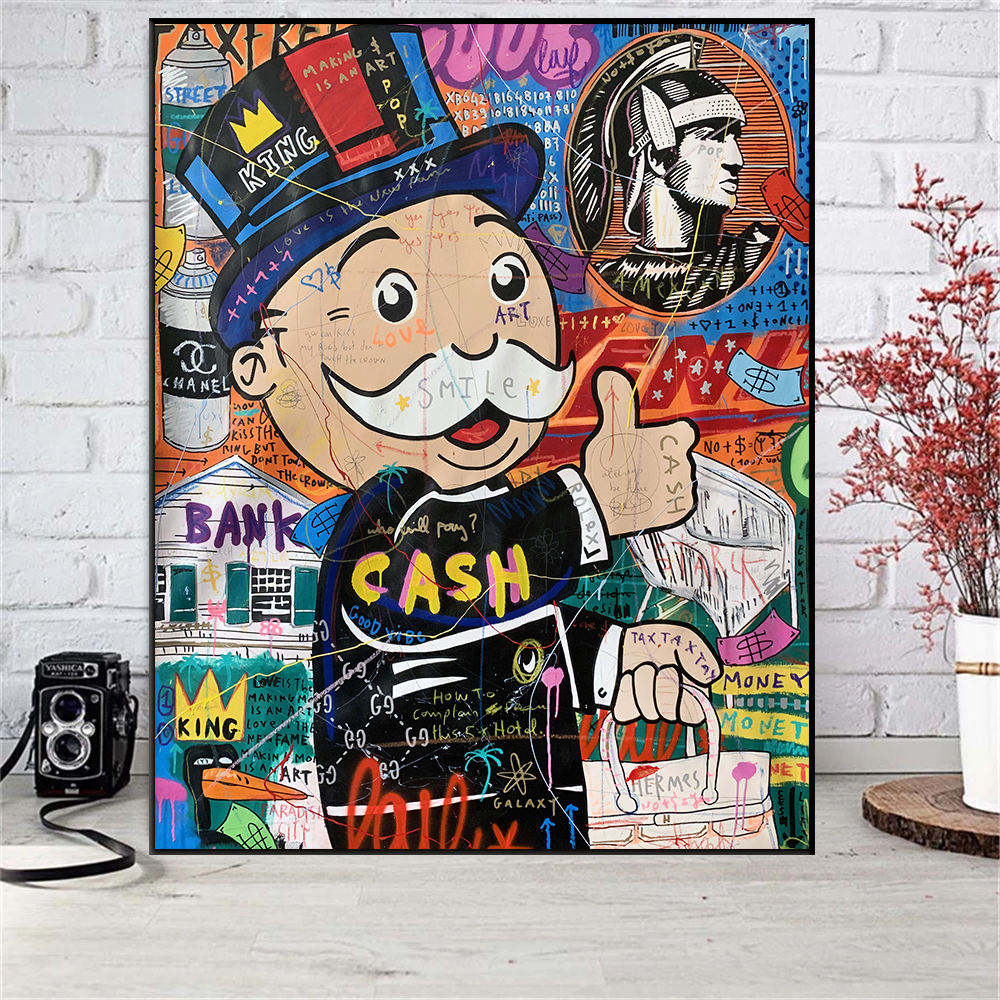 Cash Rules: Alec Monopoly Street Graffiti