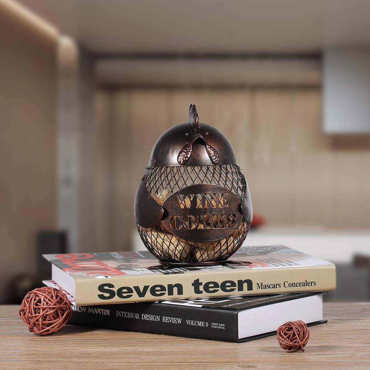 Chick Wine Cork Jars - Personalized & Stylish Wine Accessory for Your Collection