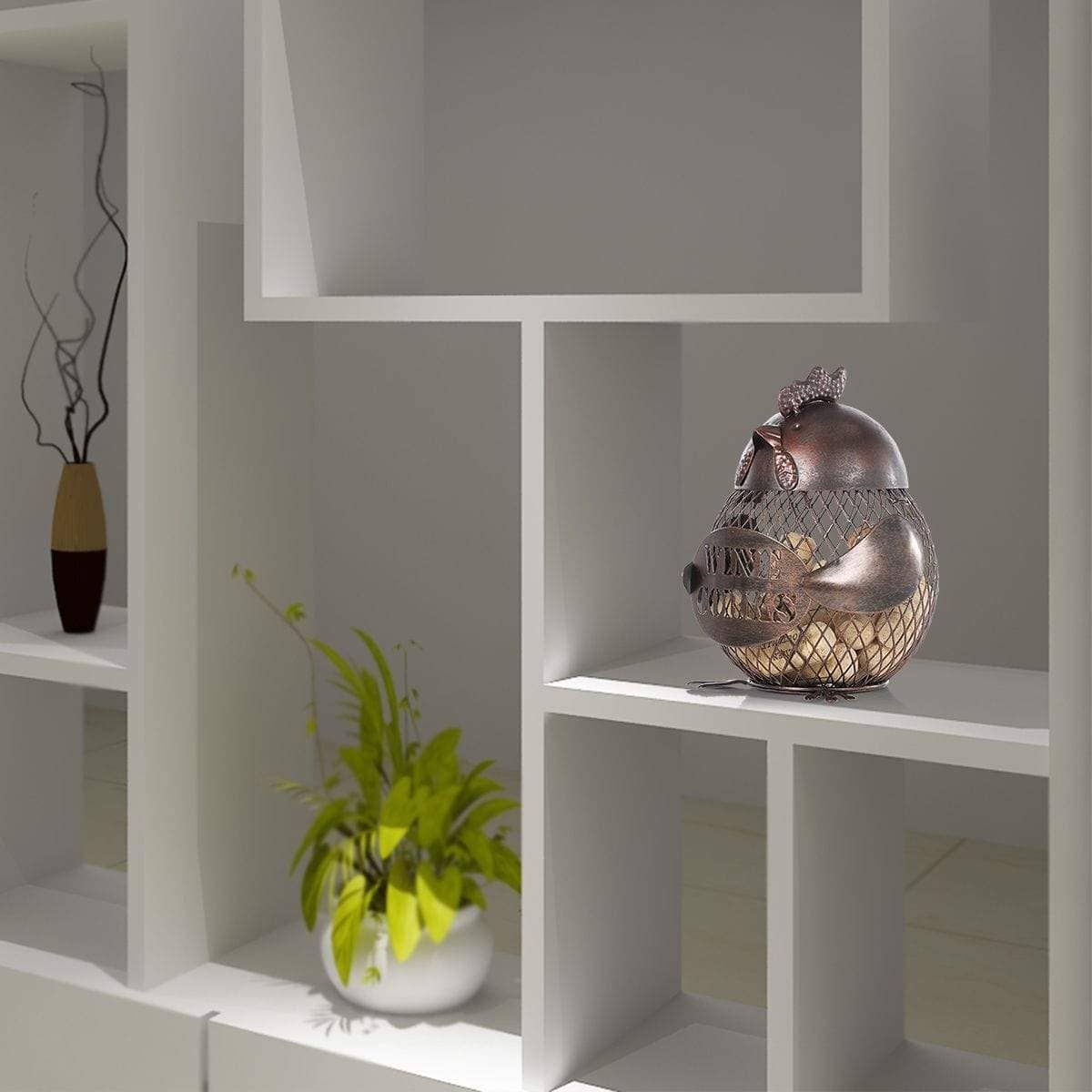 Chick Wine Cork Jars - Personalized & Stylish Wine Accessory for Your Collection