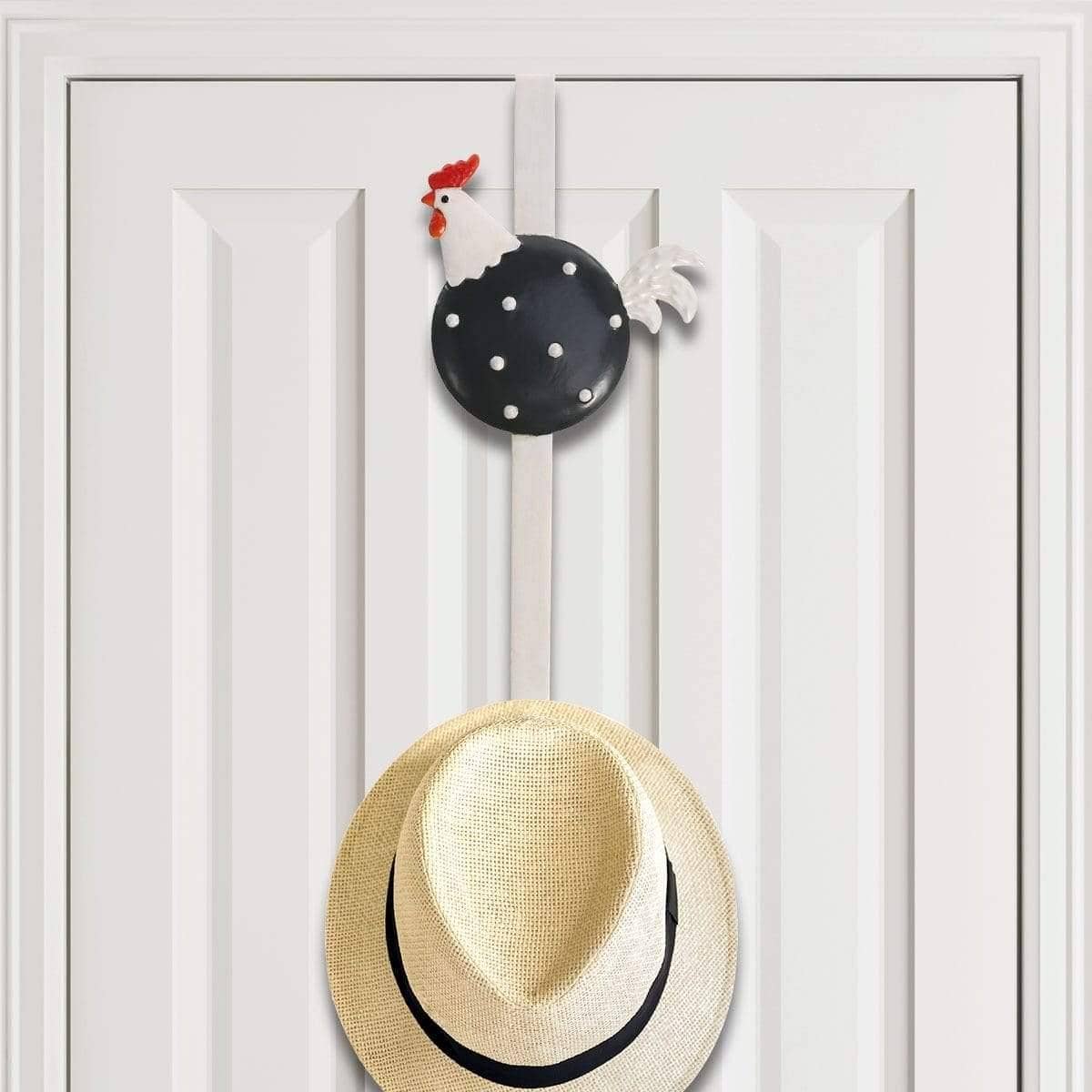 Chicken Door Hook Hanger Rack Holder - Rustic Farmhouse Decor for Your Home