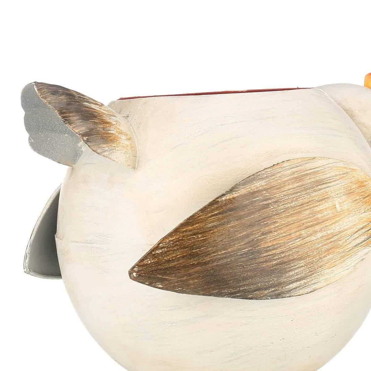 Chicken Garden Planter Flower Pot Decor - Whimsical Touch to Your Garden