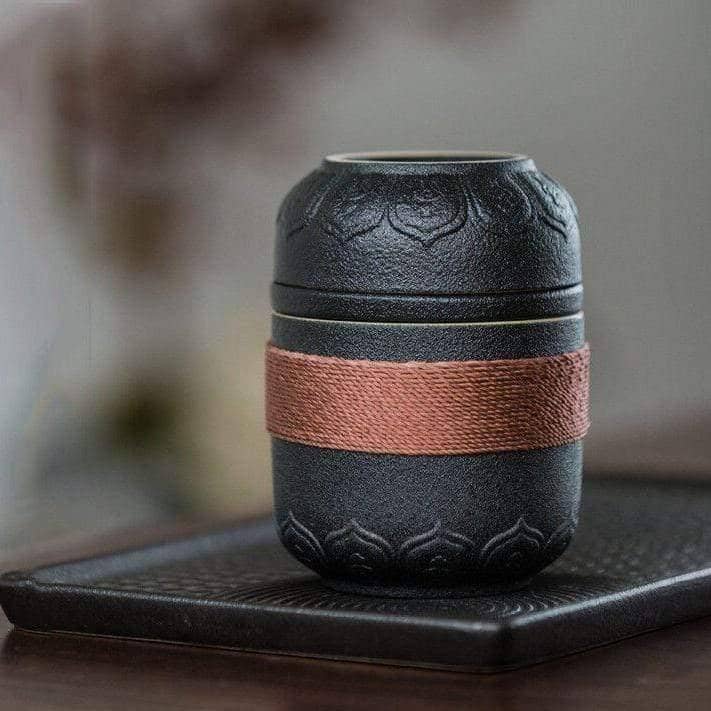 Chinese Portable Kung Fu Tea Cup Trainer Set - Perfect for Traveling Tea Lovers