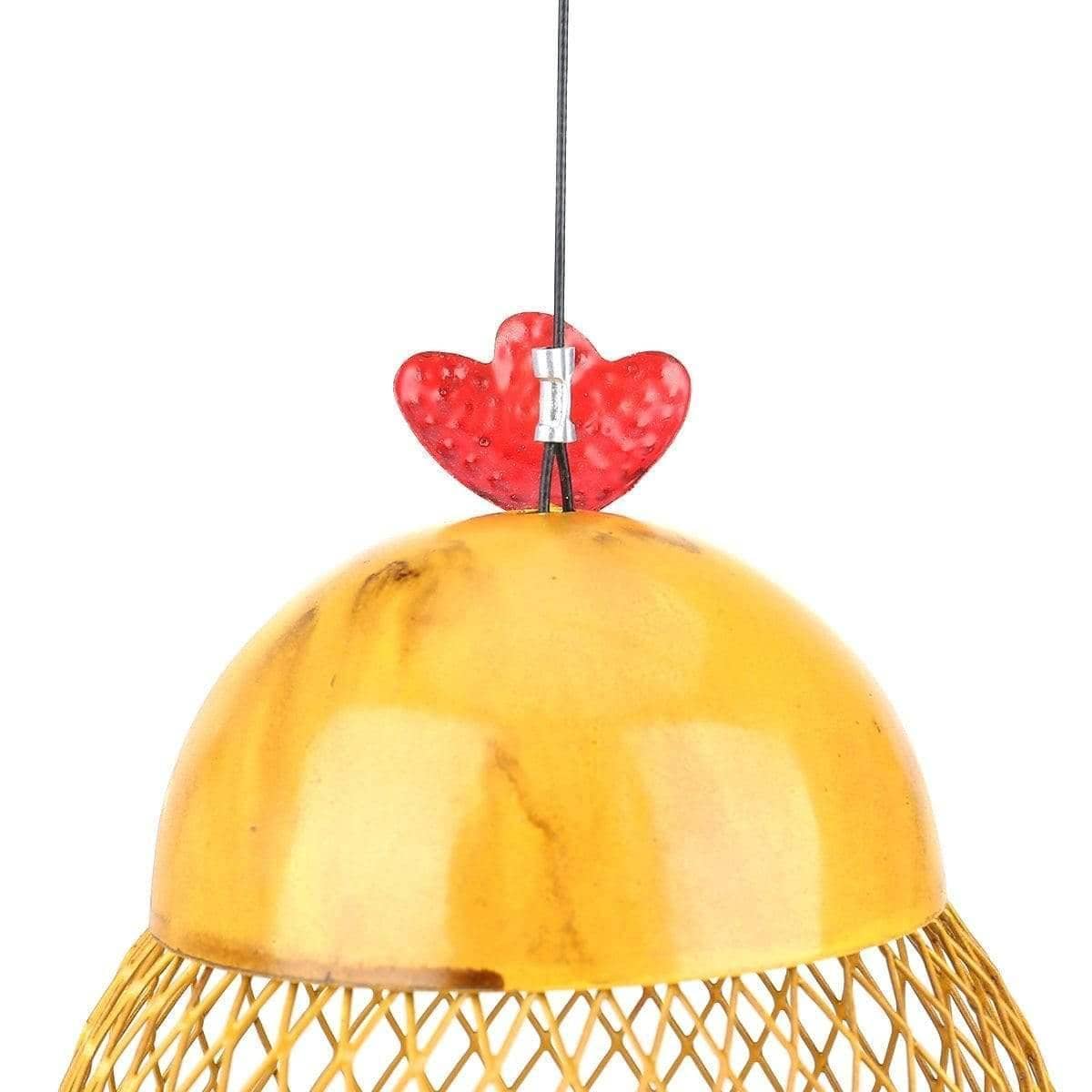 Cock Shaped Wild Bird Outdoor Garden Feeder - Whimsical & Fun Addition to Your Garden