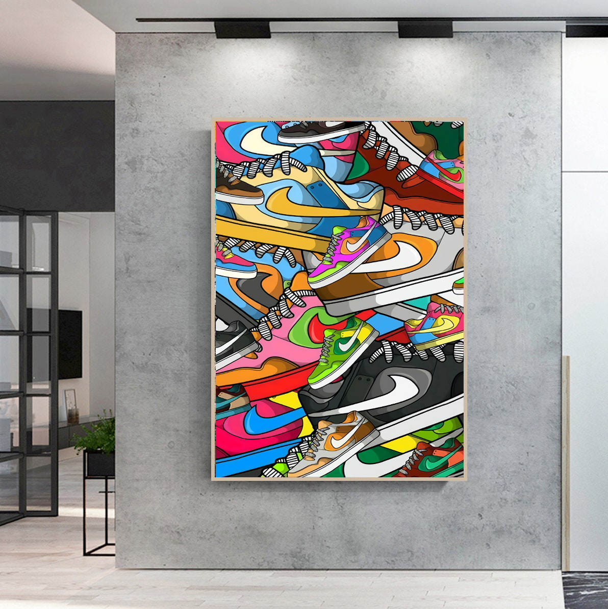 Colorful Kicks: Nike Dunk Low Sneaker