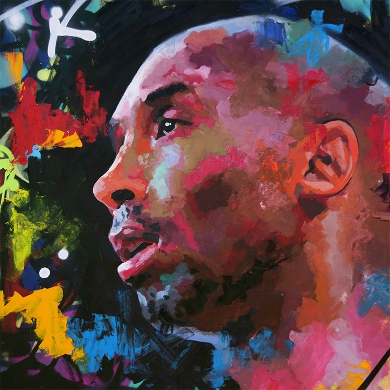 Colorful Kobe's Moment: Pop Art Style