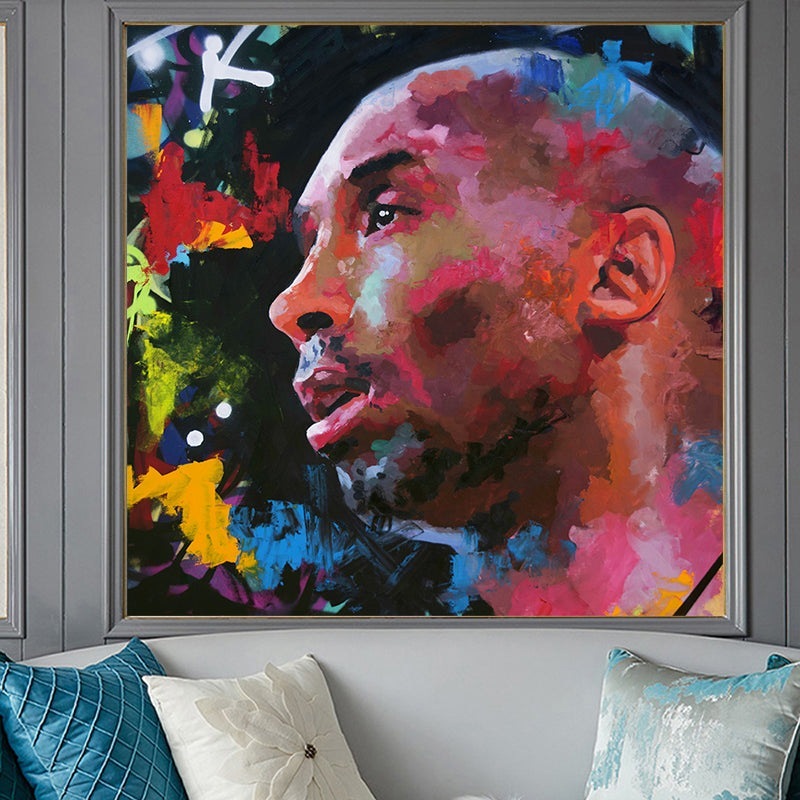 Colorful Kobe's Moment: Pop Art Style
