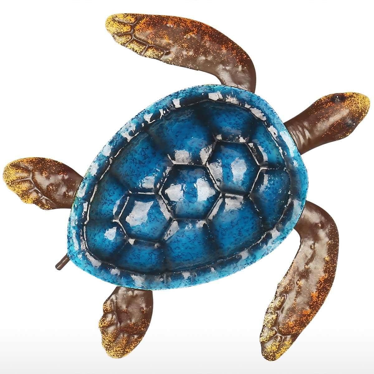 Colorful Sea Turtle Home Wall Decor - Add a Coastal Touch to Your Home