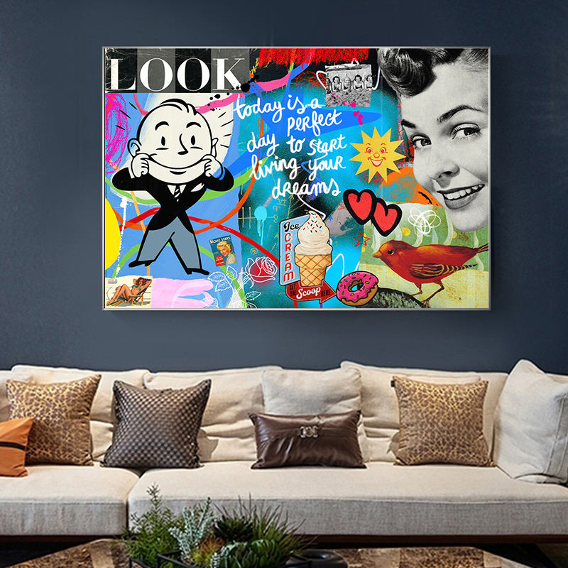 Comical Capitalism Monopoly Alec Funny: Playful Art