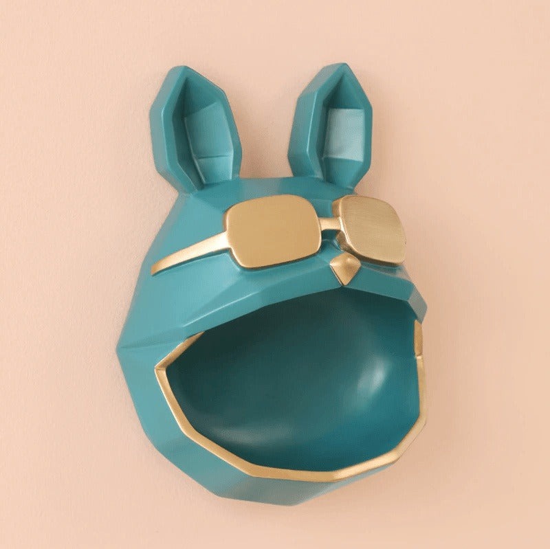 Crafted Dog Wall Key Storage Holder Rack - Organize Your Keys in Style