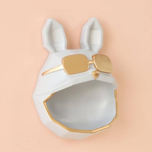 Crafted Dog Wall Key Storage Holder Rack - Organize Your Keys in Style