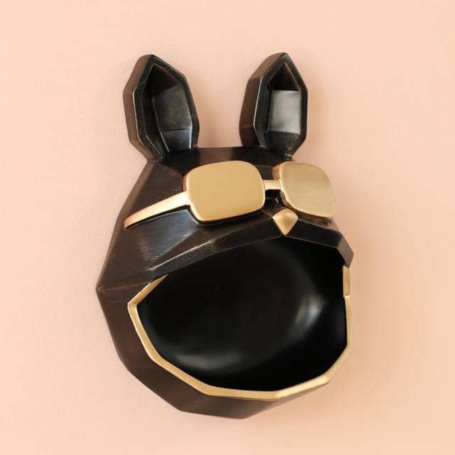 Crafted Dog Wall Key Storage Holder Rack - Organize Your Keys in Style