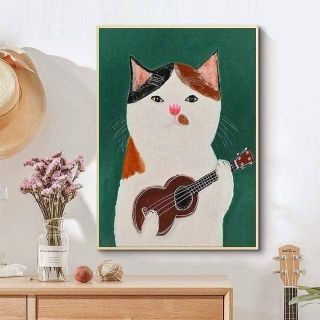 Cute Cat in Live: Adorable Art