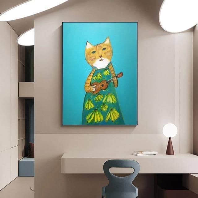 Cute Cat in Live: Adorable Art