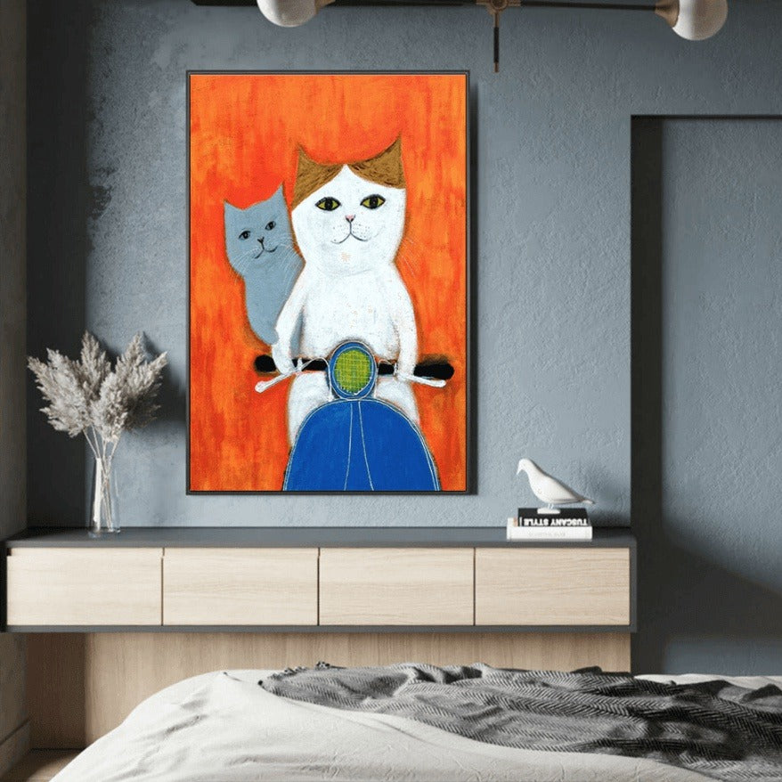 Cute Cat in Live: Adorable Art
