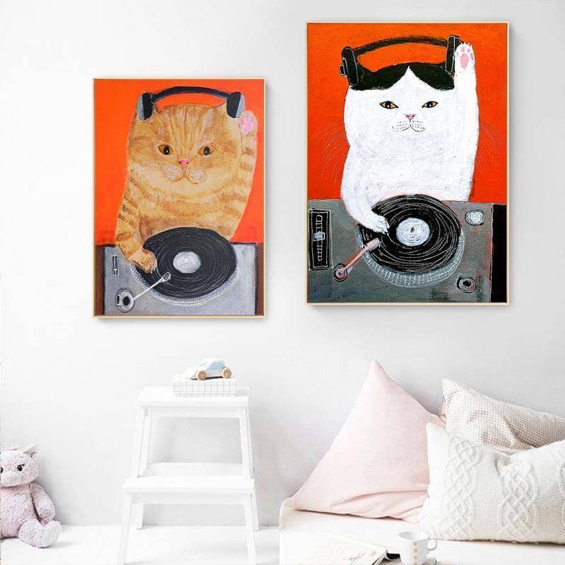 Cute Cat in Live: Adorable Art