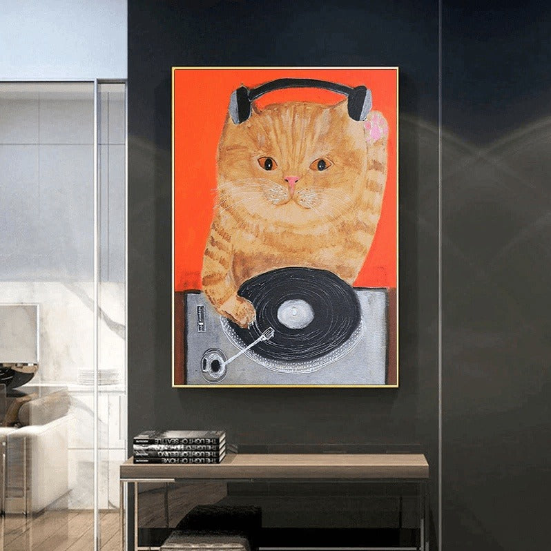 Cute Cat in Live: Adorable Art