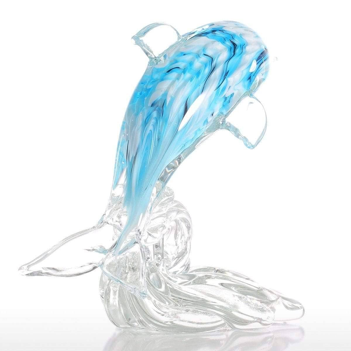 Decorate Your Space with Blue Dolphin Ornament - Modern Home Decor