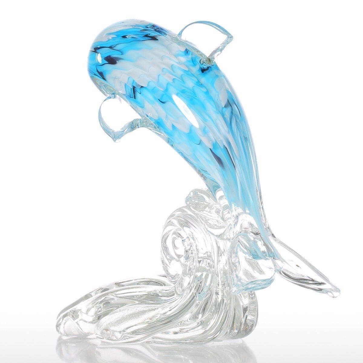 Decorate Your Space with Blue Dolphin Ornament - Modern Home Decor