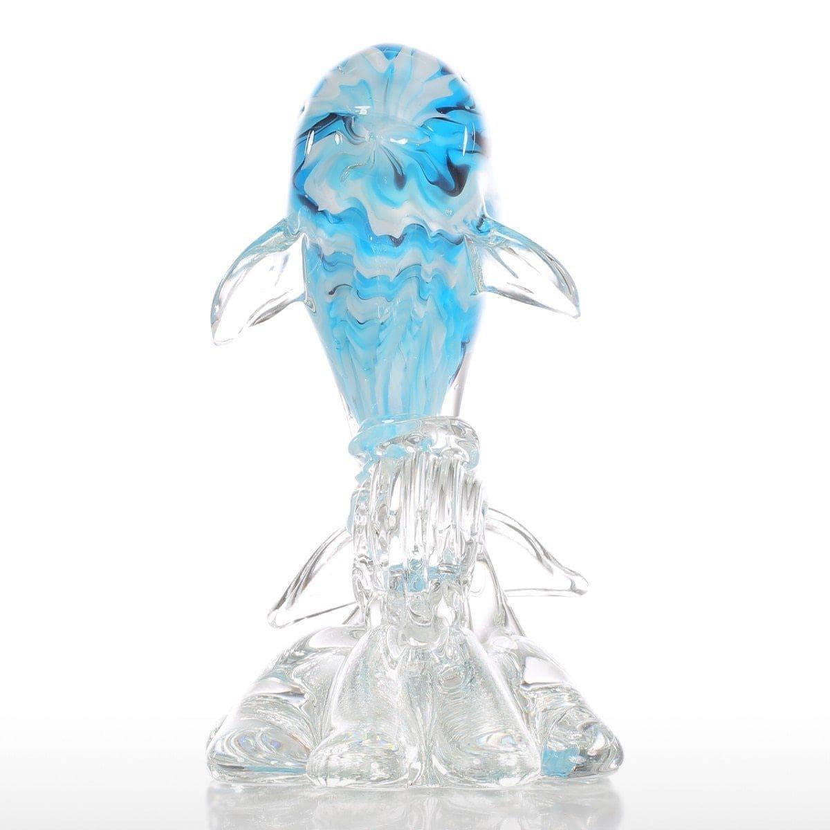 Decorate Your Space with Blue Dolphin Ornament - Modern Home Decor