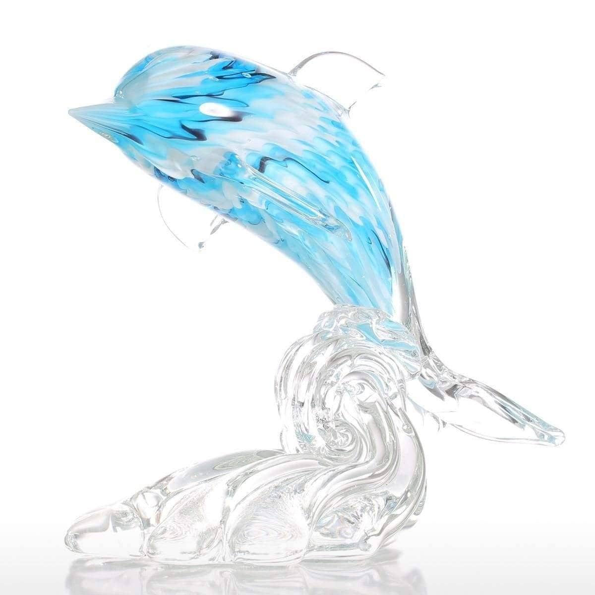 Decorate Your Space with Blue Dolphin Ornament - Modern Home Decor