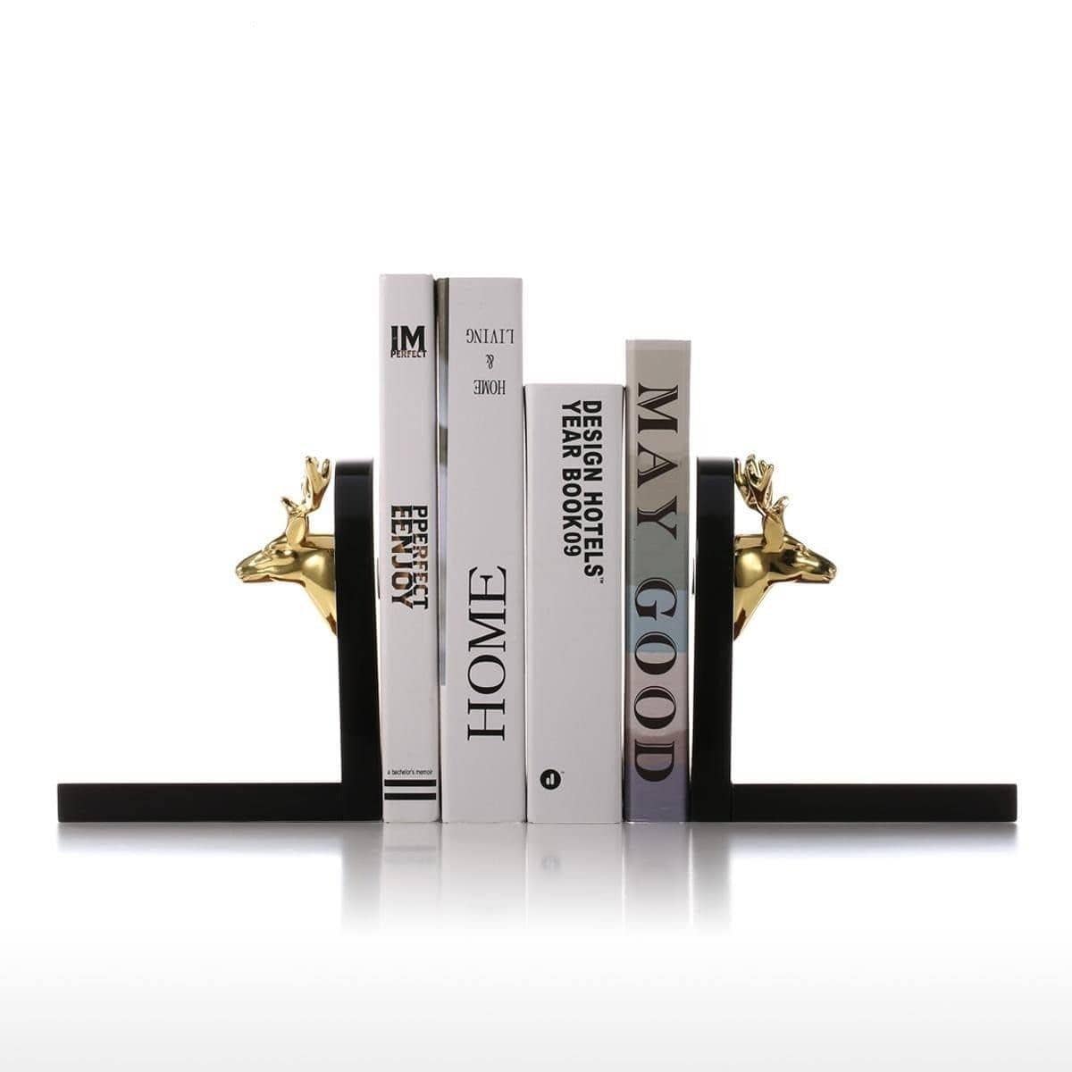 Deer Head Bookend - Rustic & Elegant Home Decor