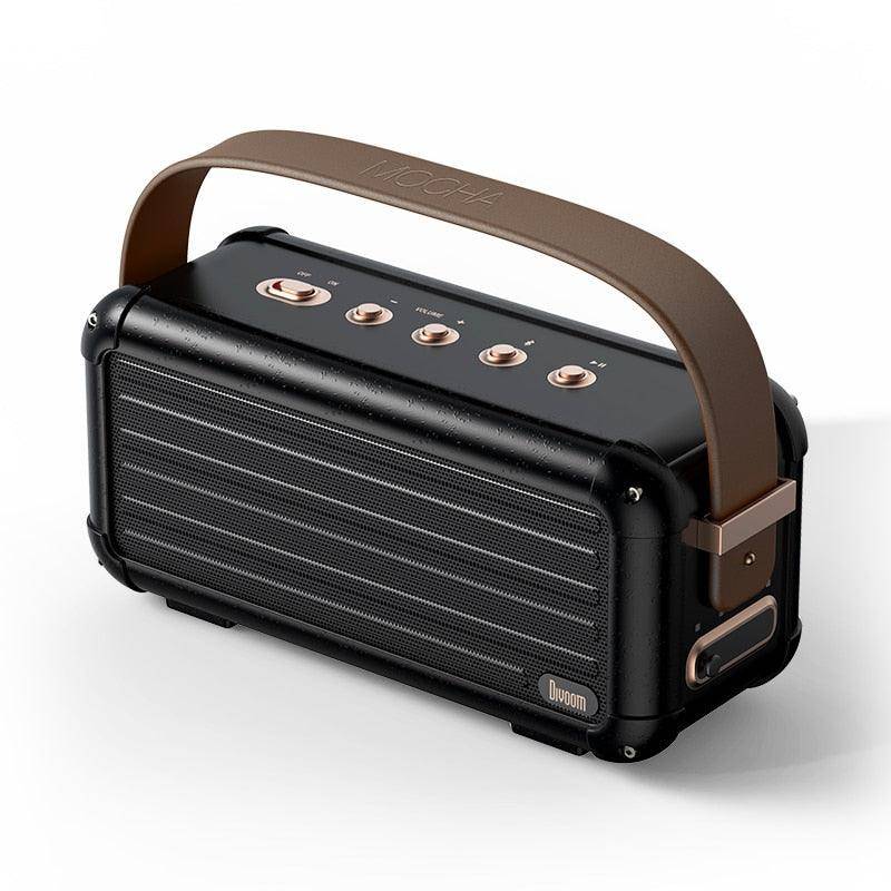 Divoom Mocha Retro Bluetooth Speaker - Superior Audio with Vintage Flair