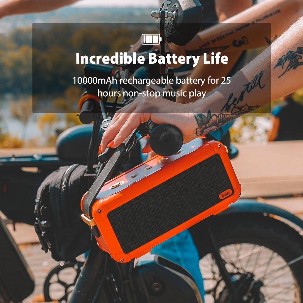 Divoom Mocha Retro Bluetooth Speaker - Superior Audio with Vintage Flair