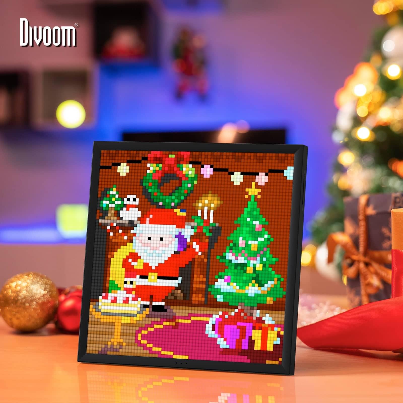 Divoom Pixoo 64 Interactive LED Frame - Stylish Pixel Art Display