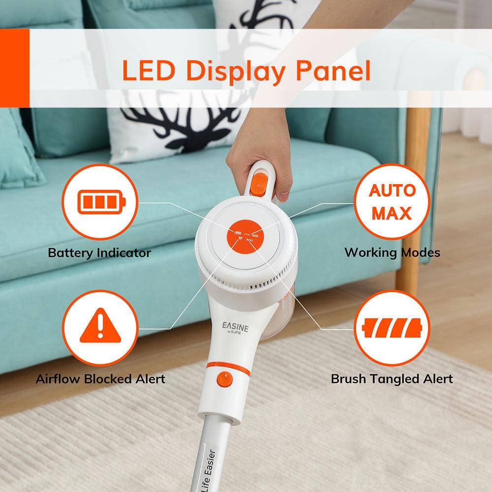 EASINE by ILIFE G50 Cordless Vacuum - 10KPa Wireless Cleaning Power