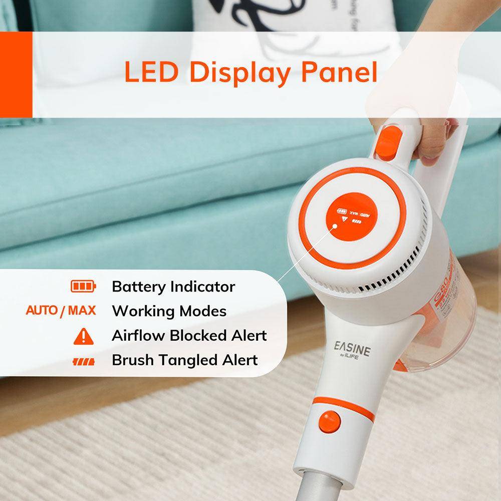 EASINE by ILIFE G80 Handheld Vacuum - 22Kpa Cordless Cleaning Power