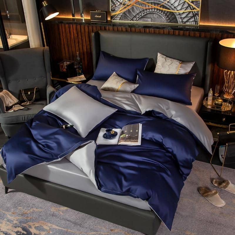 Egyptian Cotton Bedding Set - Ultra Soft Duvet Cover Sheet Pillowcase - Luxurious & Stylish