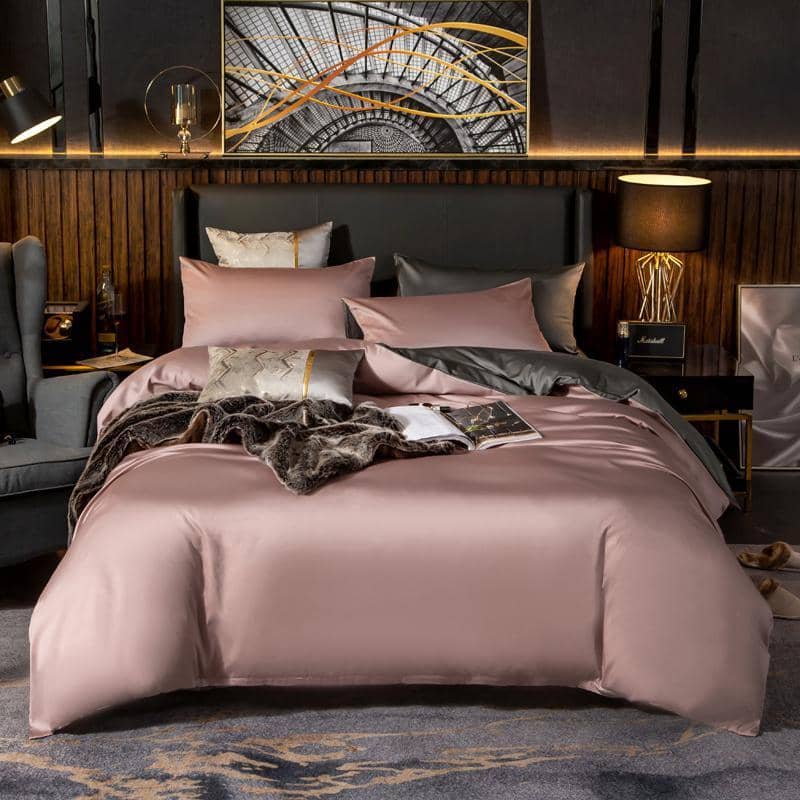 Egyptian Cotton Bedding Set - Ultra Soft Duvet Cover Sheet Pillowcase - Luxurious & Stylish
